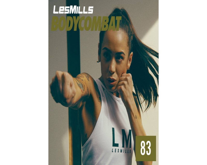 [Hot Sale]Les Mills BODY COMBAT 83 New Release BC83 DVD, CD & Notes