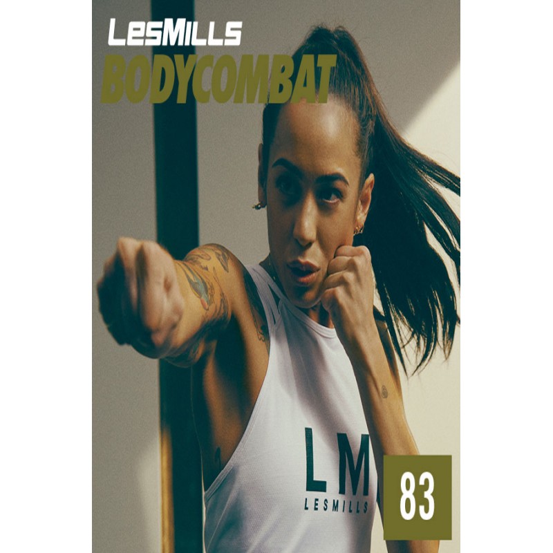 [Hot Sale]Les Mills BODY COMBAT 83 New Release BC83 DVD, CD & Notes