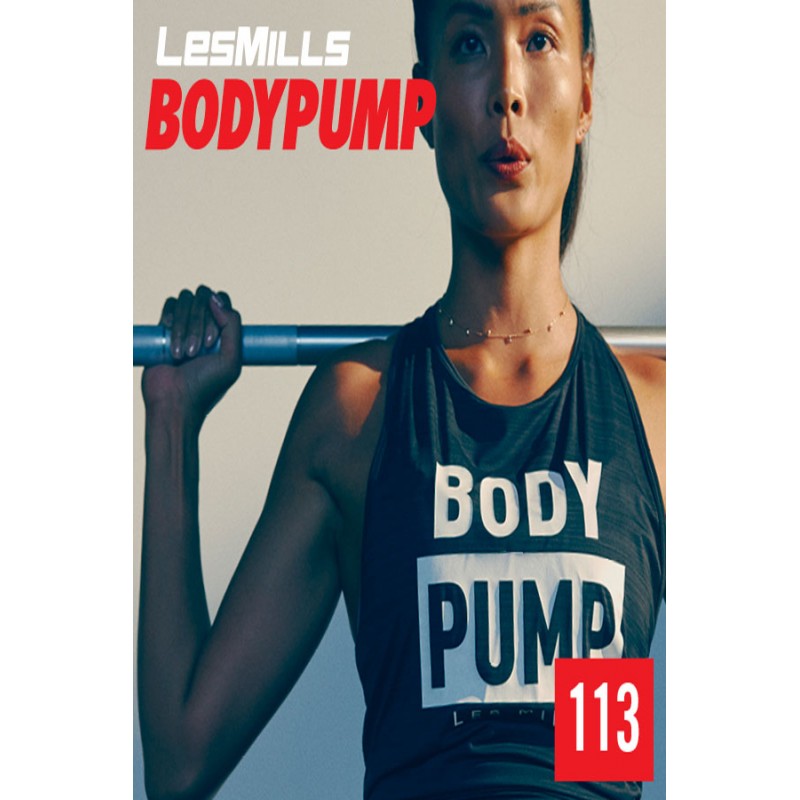 [Hot Sale]LesMills Routines BODY PUMP 113 New Release BP113 DVD, CD & Notes
