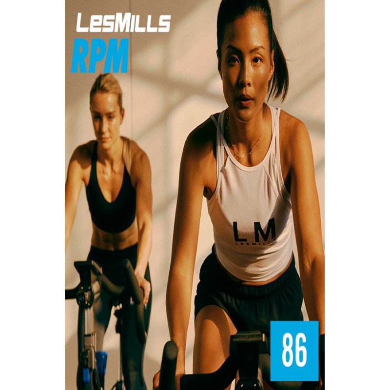 [Hot Sale]LesMills Routines RPM 86 New Release RPM86 DVD, CD & Notes