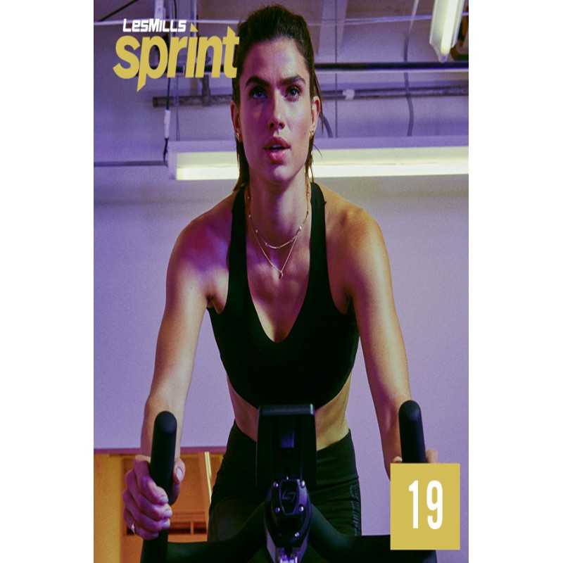 [Hot Sale]Les Mills Routines SPRINT 19 New Release 19 DVD, CD & Notes