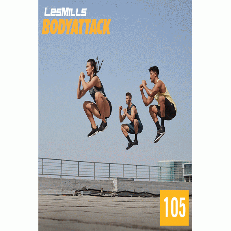 [Hot Sale]2019 Q2 LesMills Routines BODY ATTACK 105 DVD + CD + waveform graph