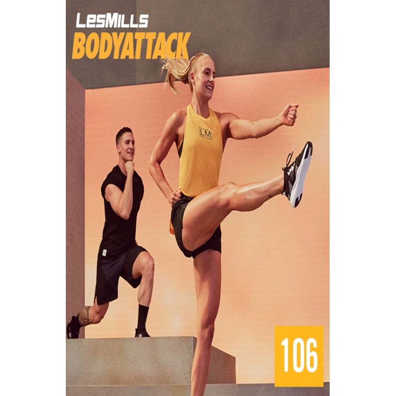 [Hot Sale]2019 Q3 LesMills Routines BODY ATTACK 106 DVD + CD + NOTES