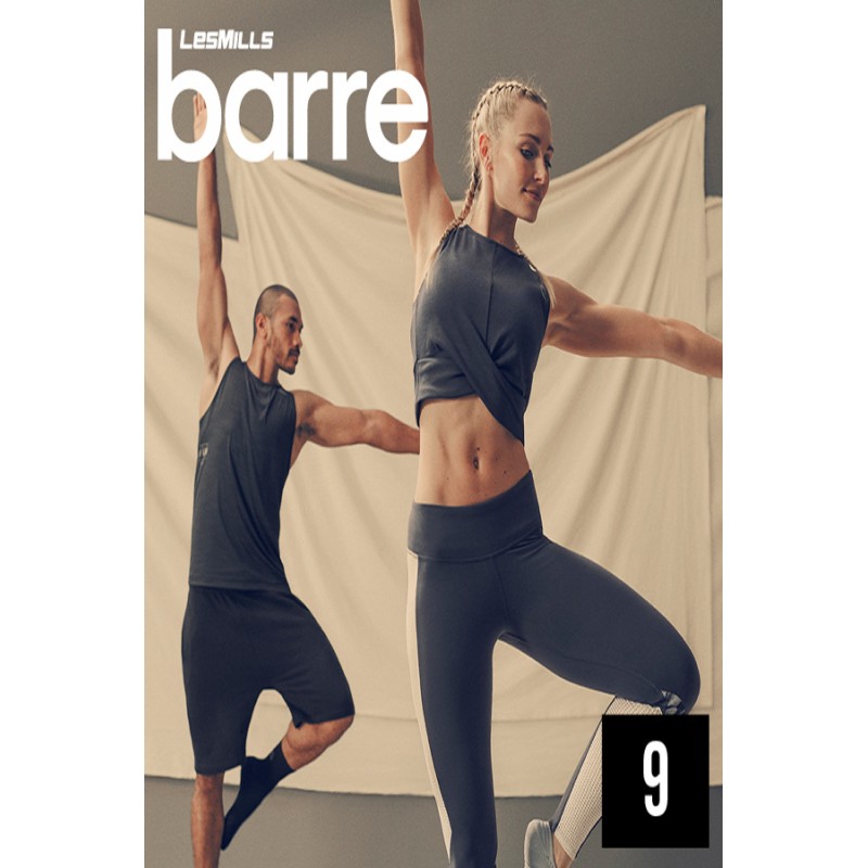 [Hot sale]Les Mills Routines Barre 09 New Release 09 DVD, CD & Notes