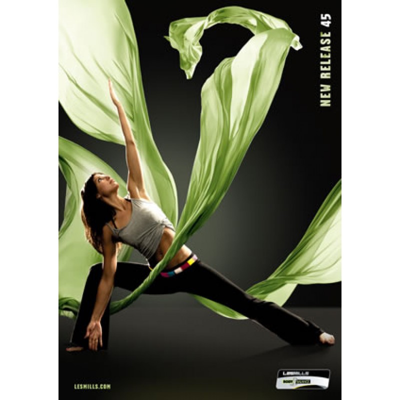 Les Mills Bodyflow 45 DVD, CD, Notes Body flow balance