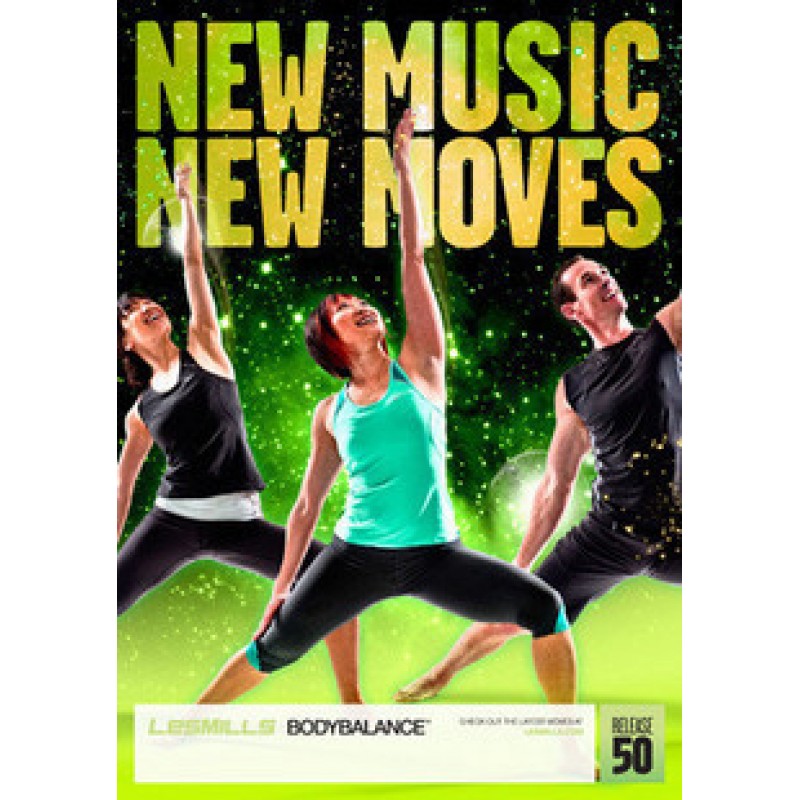 Les Mills Bodyflow 50 DVD, CD, Notes Body flow balance