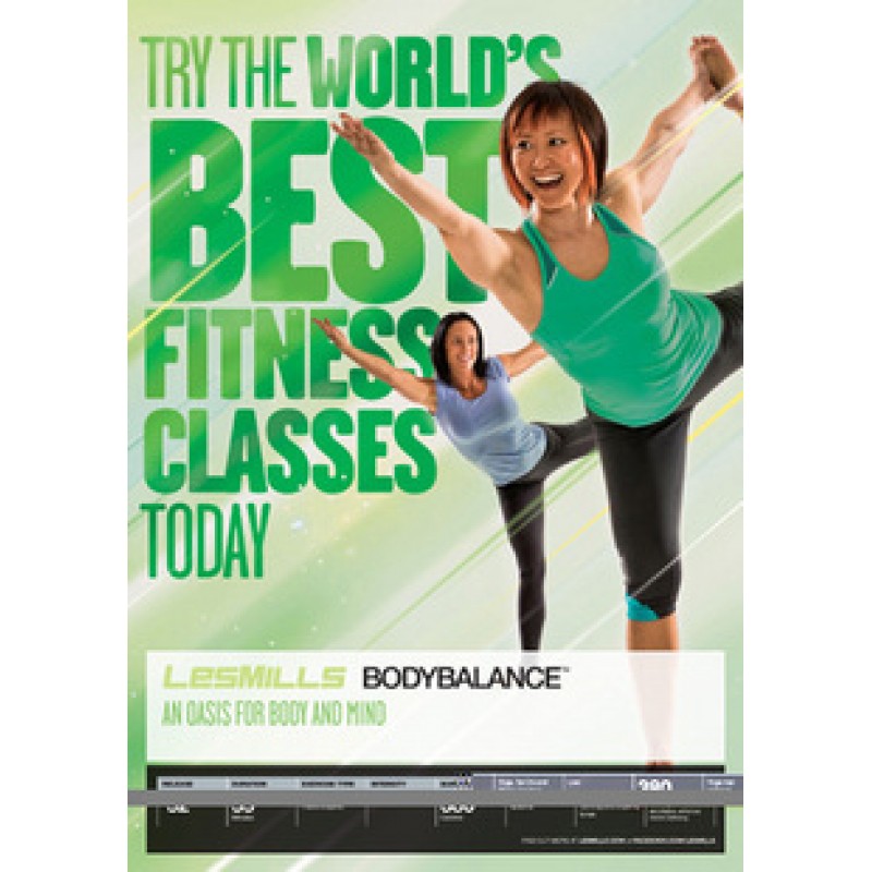 Les Mills Bodyflow 52 DVD, CD, Notes Body flow balance