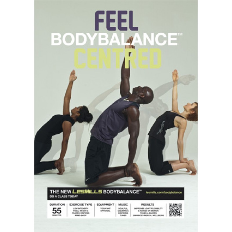 Les Mills Bodyflow 57 DVD, CD, Notes Body flow balance
