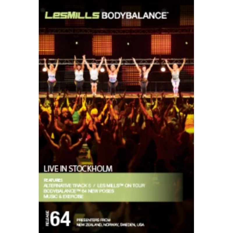 Les Mills BODYBALANCE 64 DVD, CD, Notes BODY BALANCE