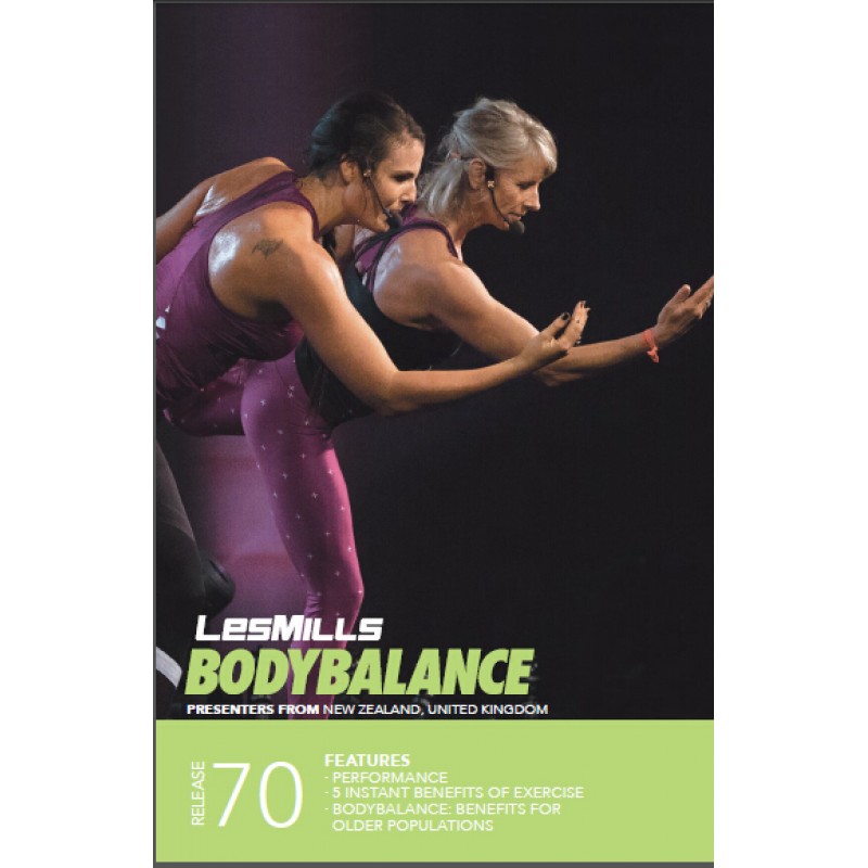 Les Mills BODYBALANCE 70 DVD, CD, Notes BODY BALANCE