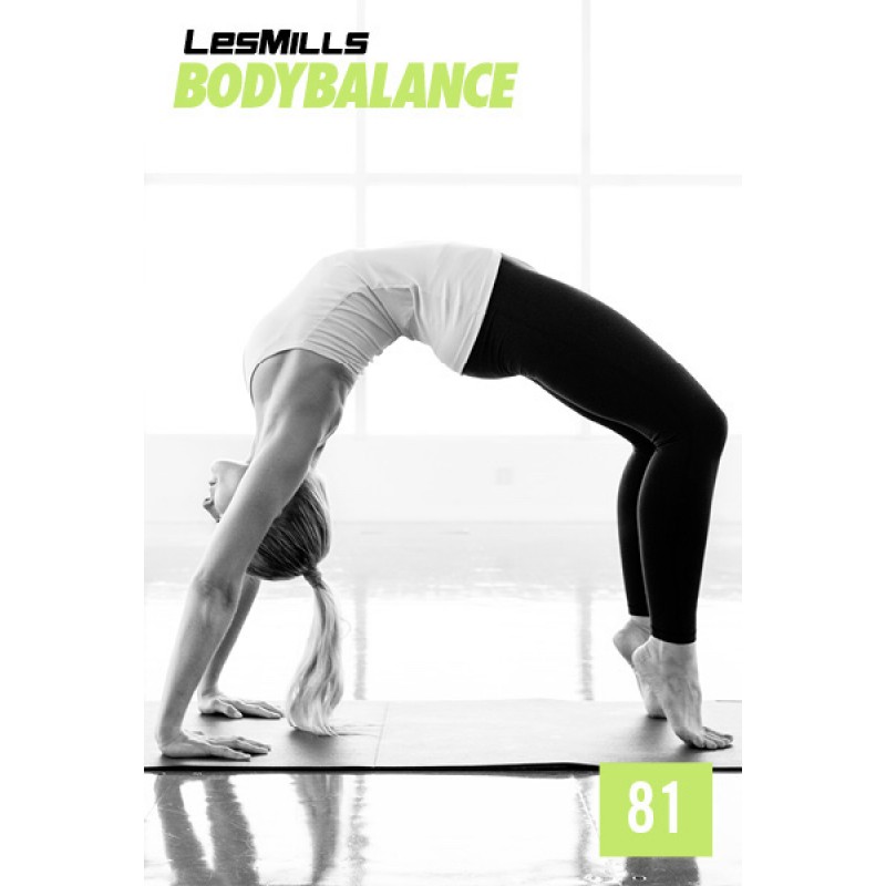 LesMills Routines BODY BALANCE 81 Release BODY FLOW 81 DVD, CD & Notes