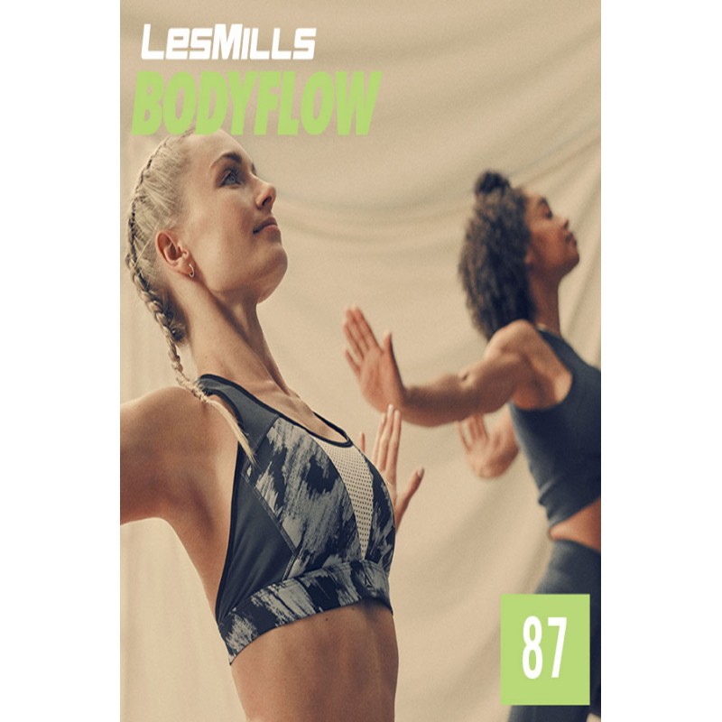 [Hot Sale]LesMills Routines BODY BALANCE 87 New Release BODY FLOW 87 DVD, CD & Notes