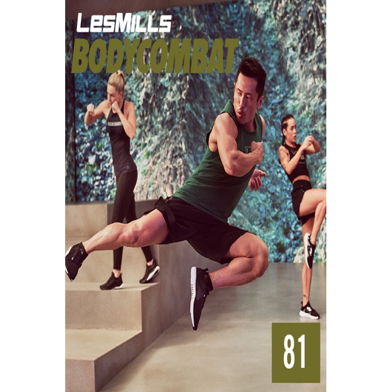 [Hot sale]2019 Q3 LesMills Routines BODY COMBAT 81 DVD + CD + NOTES