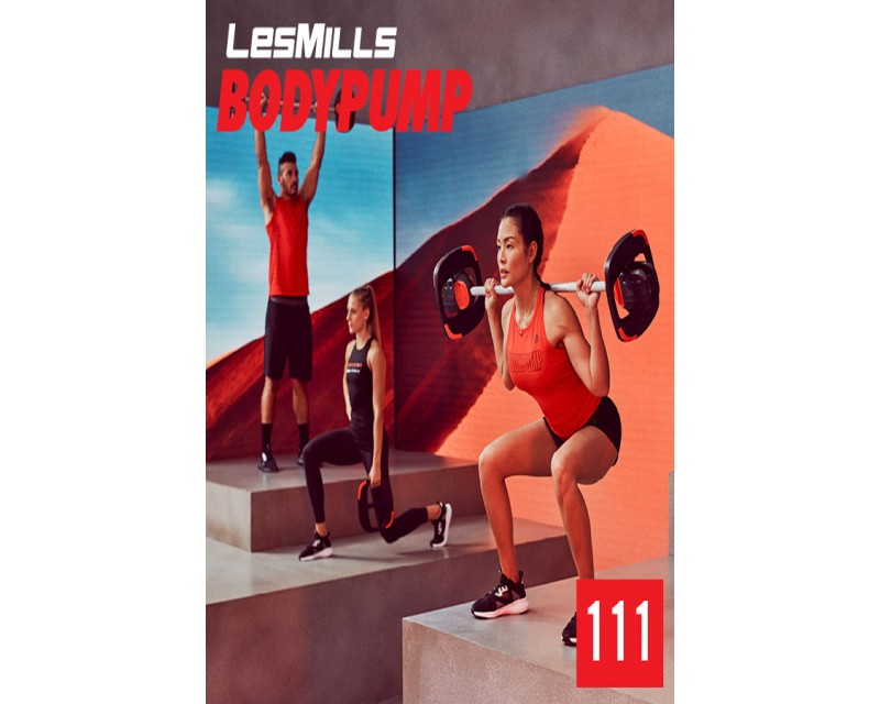 [Hot Sale] 2019 Q3 LesMills Routines BODY PUMP 111 DVD + CD + Notes