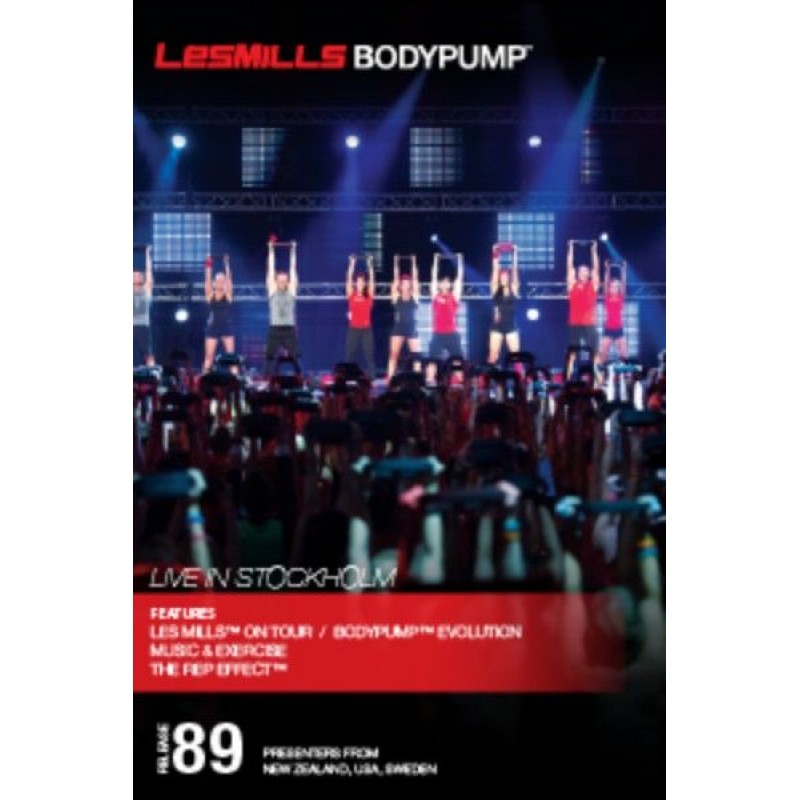 BODY PUMP 89 HD DVD + CD + waveform graph