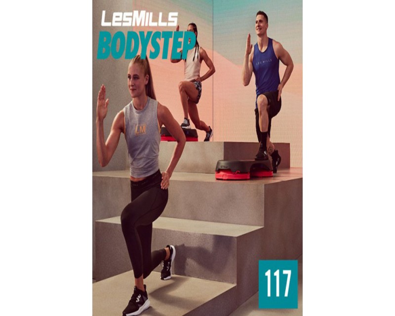 [Hot Sale]2019 Q3 LesMills Routines BODY STEP 117 DVD + CD + NOTES