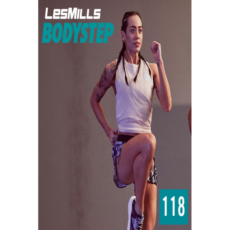 [Hot Sale]LesMills Routines BODY STEP 118 New Release BS118 DVD, CD & Notes