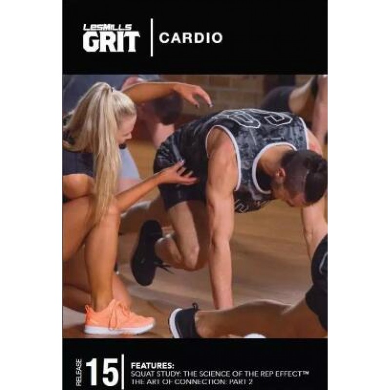 GRIT Cardio 15 DVD+CD + waveform graph