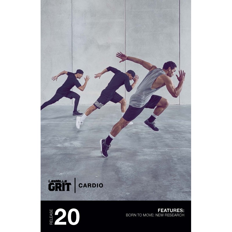 GRIT Cardio 20 DVD+CD + waveform graph