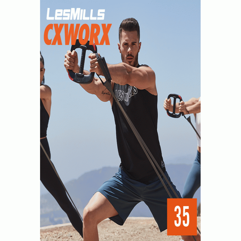 [Hot Sale]2019 Q2 LesMills Routines CX30 35 DVD + CD + waveform graph