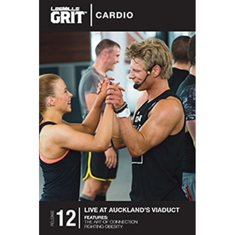 GRIT Cardio 12 DVD+CD + waveform graph 