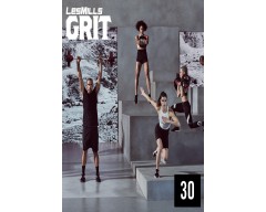 [Hot Sale]2019 Q3 LesMills Routines GRIT ATHLETIC 30 DVD+CD+ waveform graph