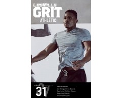 Les Mills GRIT ATHLETIC 31 New Release AT31 DVD, CD & Note