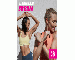 [Hot Sale]2019 Q2 LesMills Routines SH BAM 36 DVD + CD + waveform graph