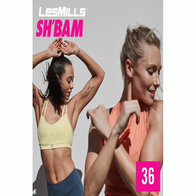 [Hot Sale]2019 Q2 LesMills Routines SH BAM 36 DVD + CD + waveform graph