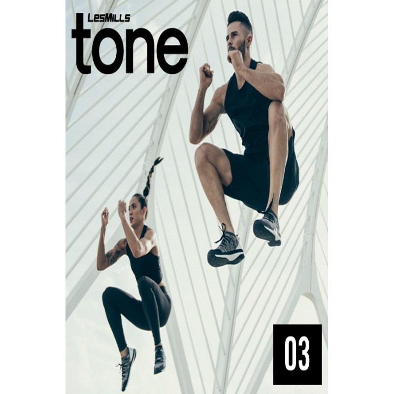 [Hot Sale]2018 Q3 LESMILLS TONE 03 DVD + CD + waveform graph