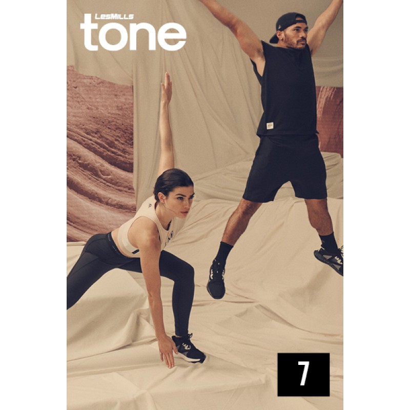 [Hot Sale] 2019 Q3 LESMILLS TONE 07 DVD + CD + waveform graph