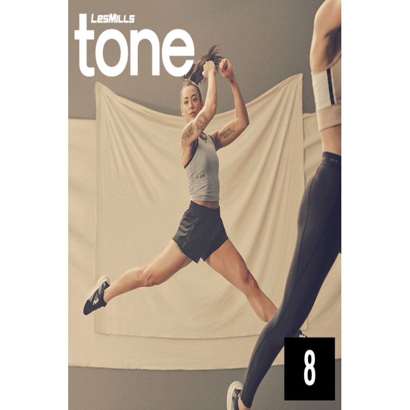 [Hot Sale]LesMills TONE 08 New Release 08 DVD, CD & Notes