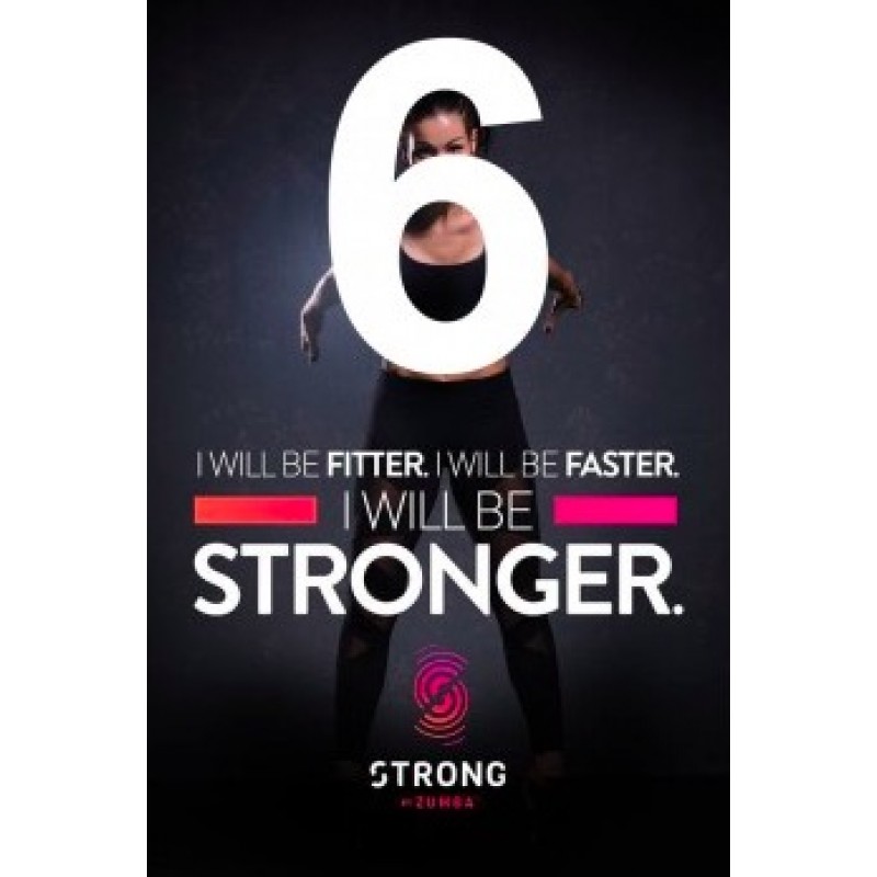 [Hot Sale] 2018 New Course Strong By Zumba Vol.06 HD DVD+CD