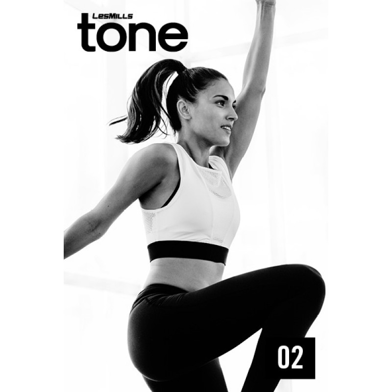 2018 Q2 LESMILLS TONE 02 DVD + CD + waveform graph