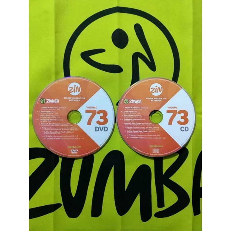 [Hot Sale]2018 New dance courses ZIN ZUMBA 73 HD DVD+CD